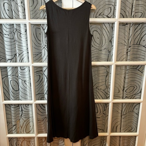 Moyuru S Brown Black Sleeveless Maxi Dress - Picture 6 of 7